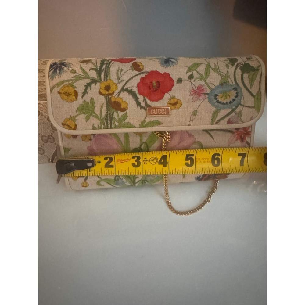 Gucci Floral Shoulder Bag/ Clutch - Picture 9 of 11